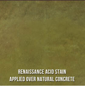 Concrete Acid Stain - Spanish Moss