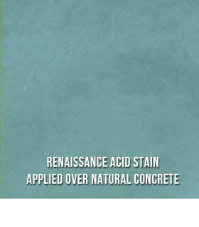 Concrete Acid Stain - Turquoise Blue