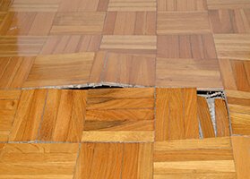 Water Damaged Floor Repair